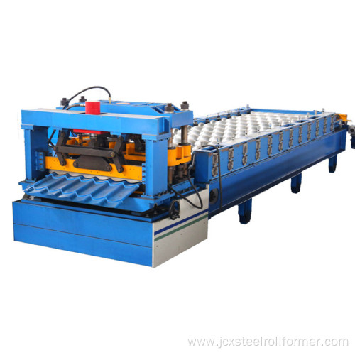 Sheet metal roll forming machine